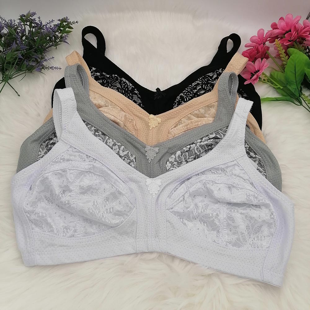Bra Wanita Cup Besar C D E F G - Cotton Bra Everyday ulasan dan harga