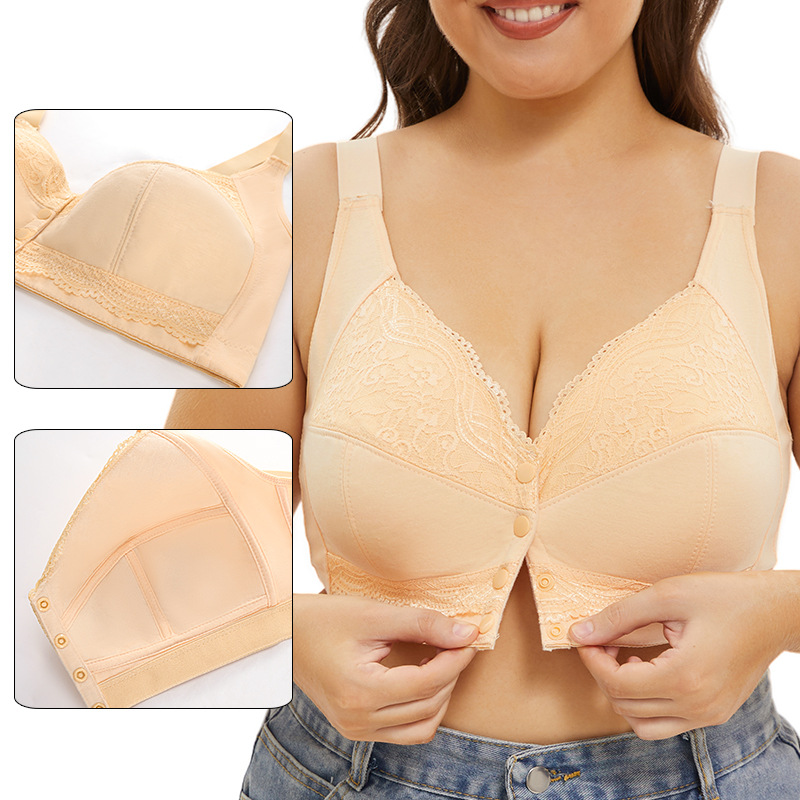 A-G Cup Wanita Plus Ukuran Bra - Plunge Bra Push Up ulasan dan harga